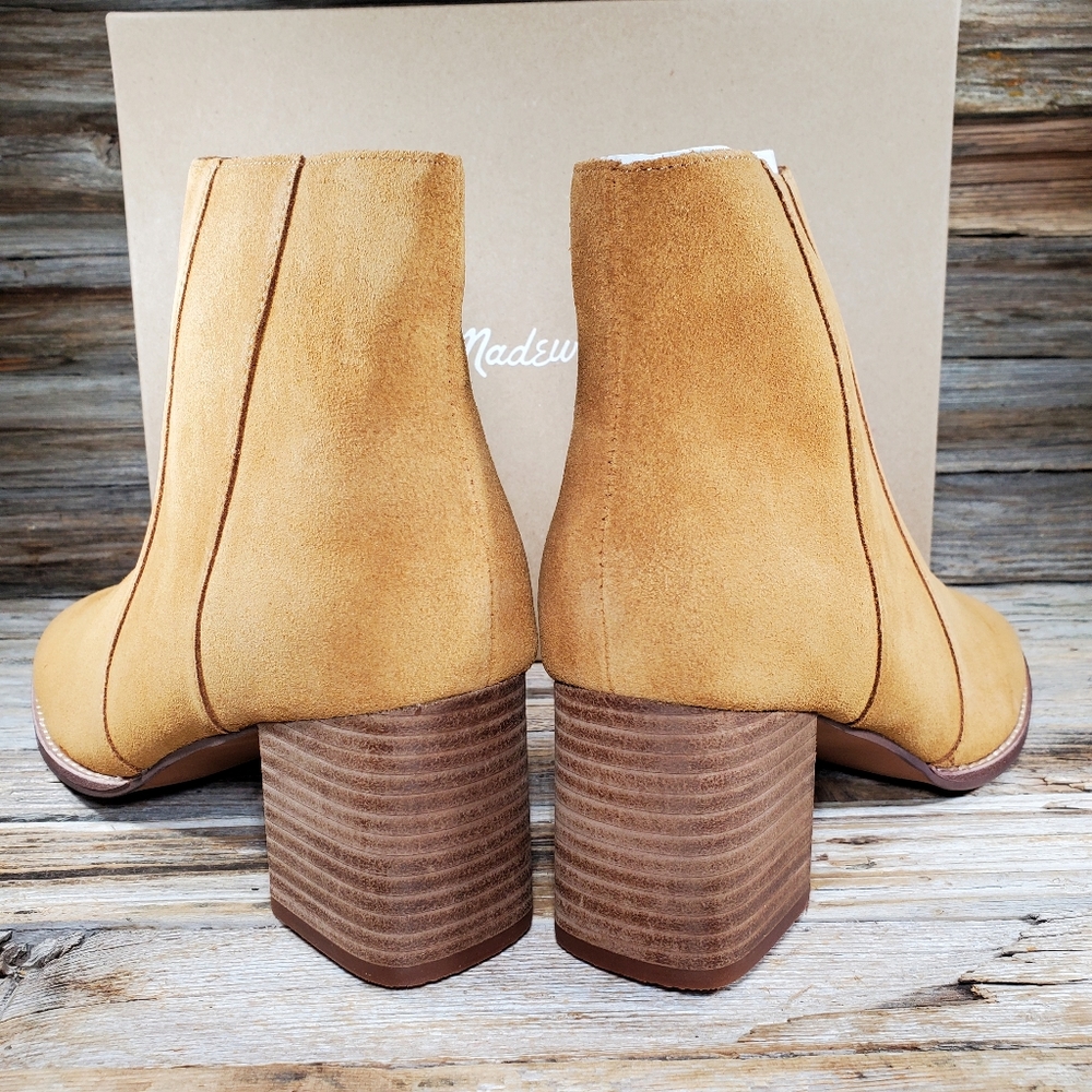 Madewell Bryce Calf Suede Equestrian Ankle Chelsea - Picture 4 of 8